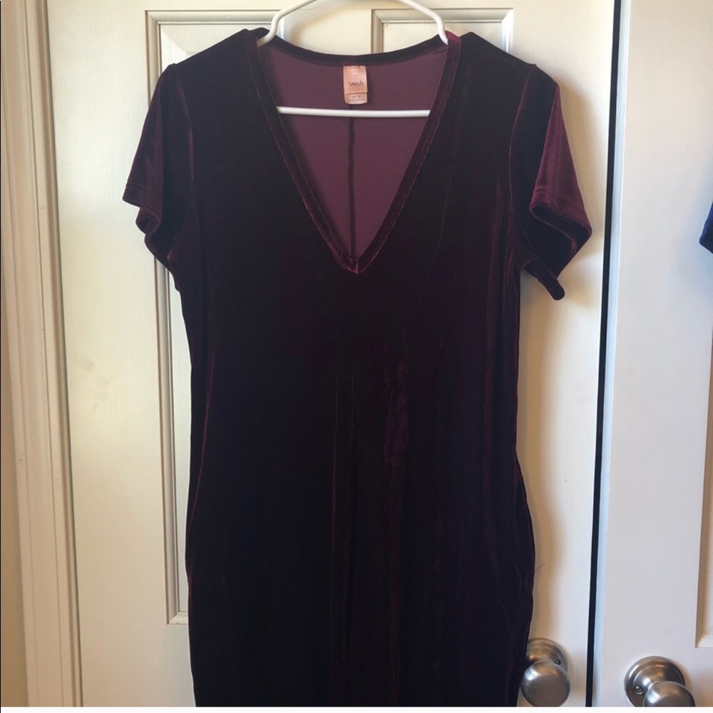 Smash + Tess Romper Merlot XS